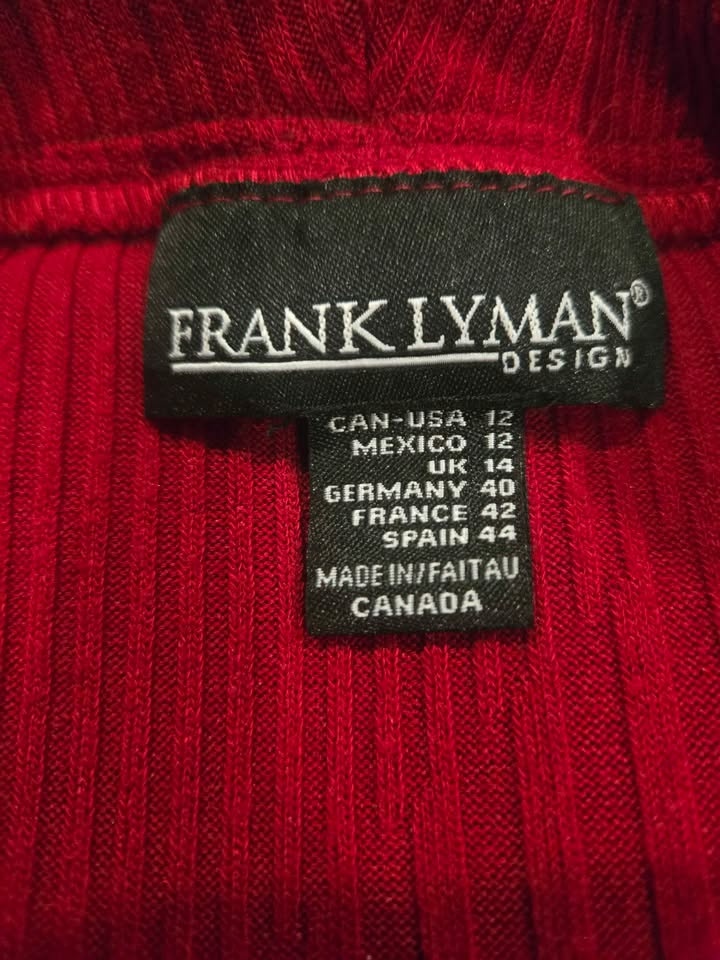 Frank Lyman Asymmetric Sweater - Size 12 - photo 3