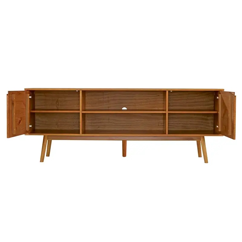 TV Cabinet 70" Solid Wood 2 Doors - photo 5