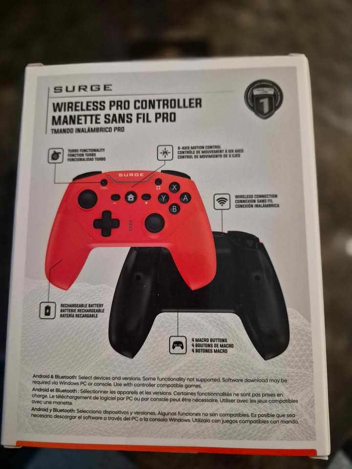 Brand New Surge Nintendo Switch 2 Wireless Pro Controller - photo 2