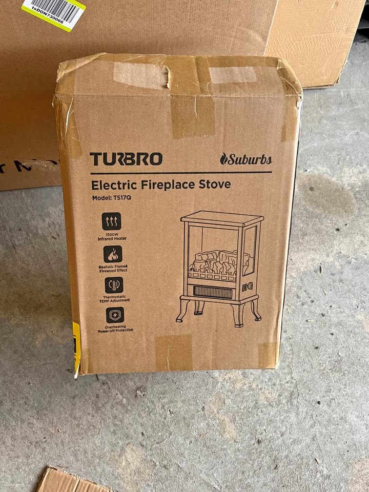 TURBRO Electric Fireplace Stove Model TS17Q