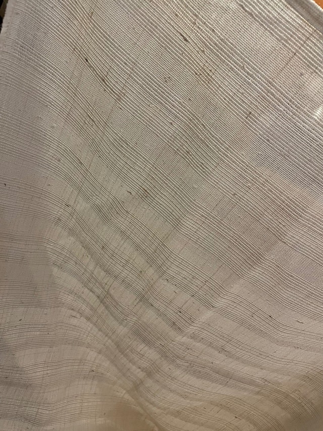 Cotton-Blend Fabric - White/Off-White - photo 4