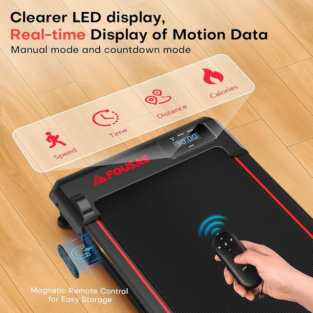 FOUSAE Indoor Walking Pad Treadmill - Max 6.2 MPH - photo 3