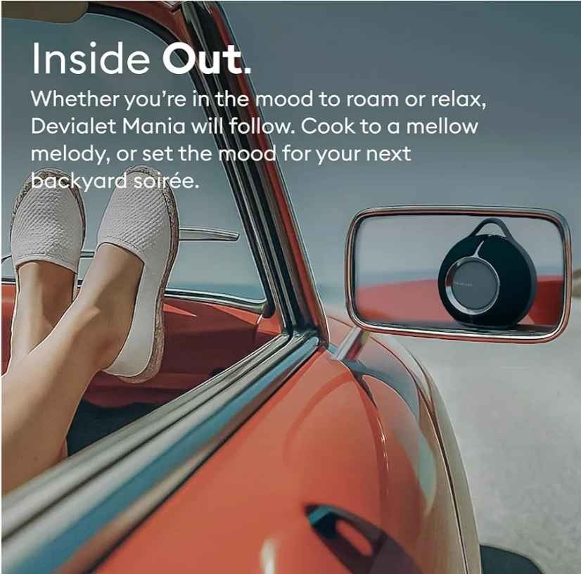Devialet Mania Portable Smart Speaker - Black - photo 3
