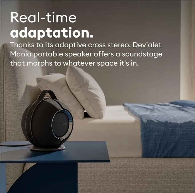 Devialet Mania Portable Smart Speaker - Black - photo 4