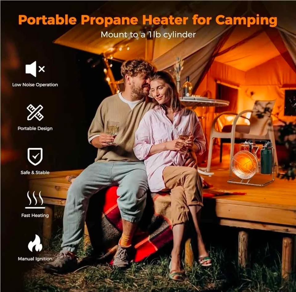 CAMPLUX Propane Tank Top Heater - 30,000 BTU - photo 3
