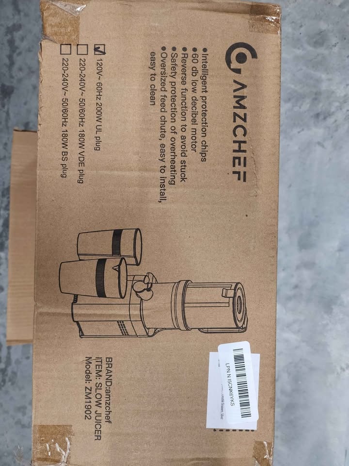 AMZCHEF Slow Juicer ZM1902 New in box - photo 2