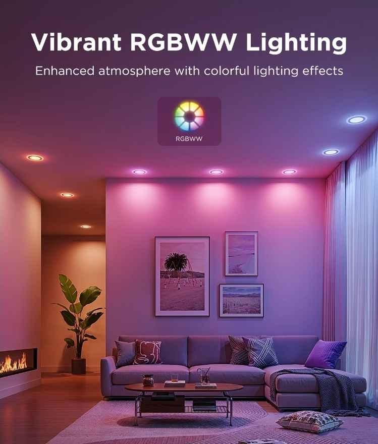 Govee Recessed Downlight 2 - 4-pack 4 inch smart RGBWW - photo 3