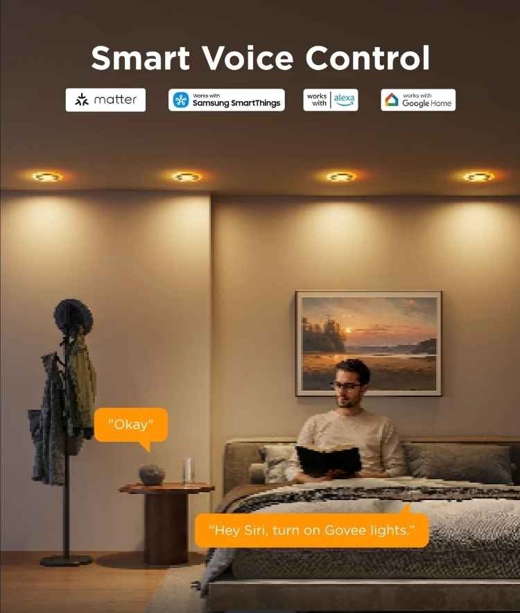 Govee Recessed Downlight 2 - 4-pack 4 inch smart RGBWW - photo 5