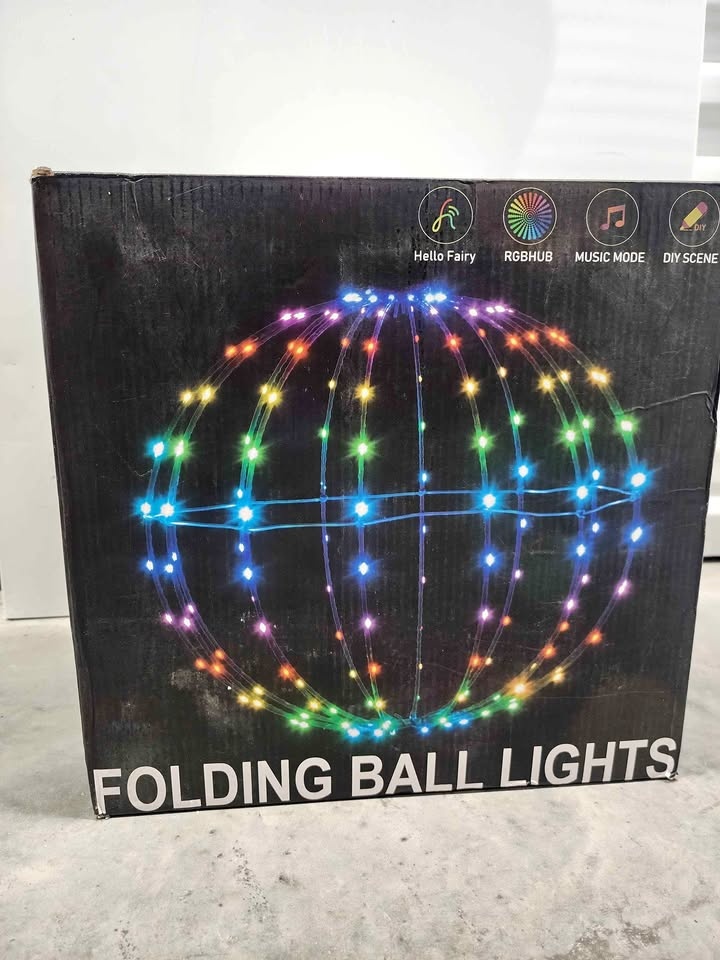 Folding Ball Lights RGB Music Mode