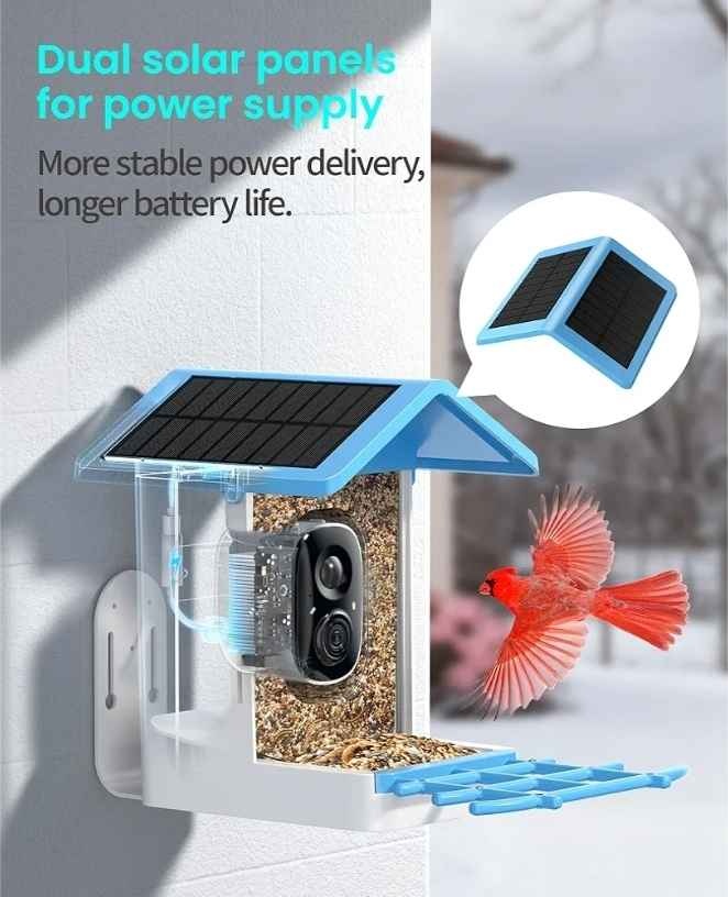 isYoung Smart Bird Feeder with Camera, 2.5K QHD, AI Bird ID - photo 5