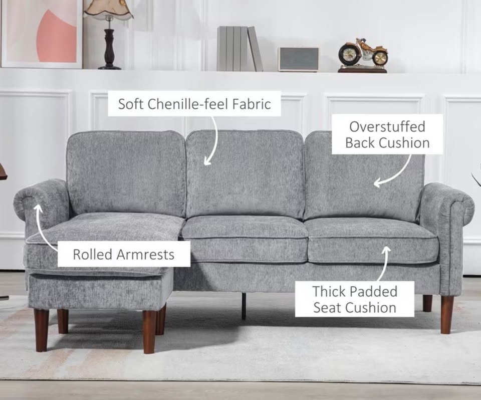 BNIB Reversible Chaise Lounge Sofa - photo 4