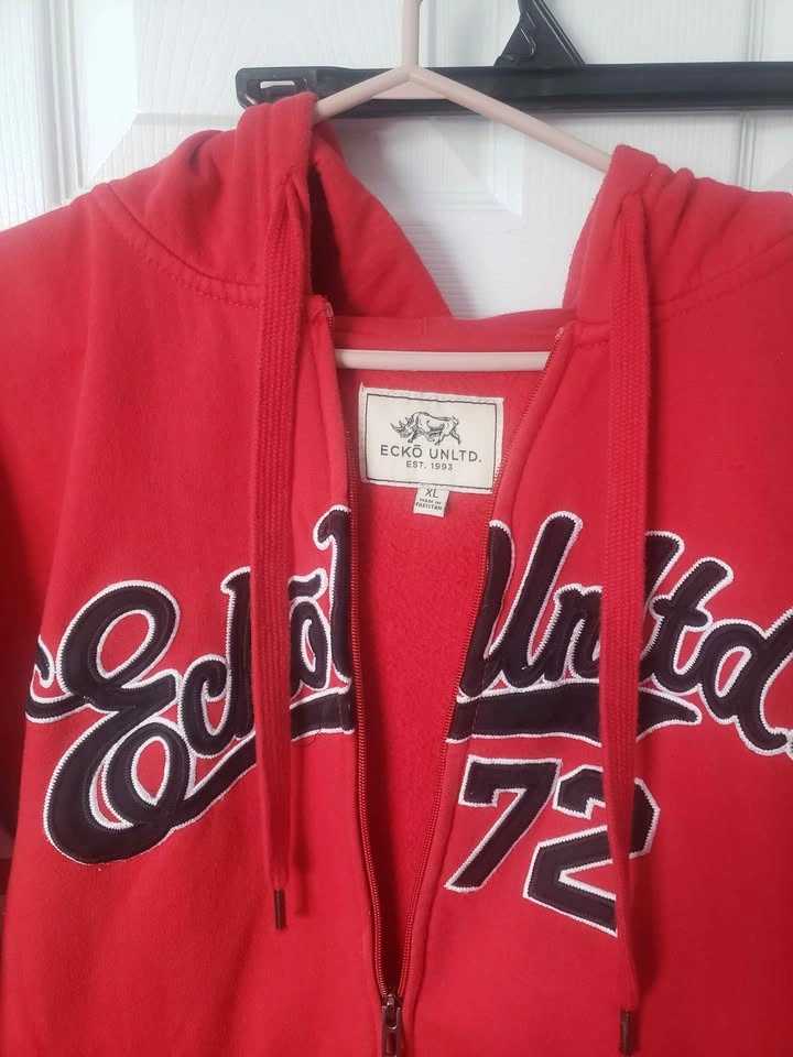 Ecko Unltd Red Full Zip Hoodie XL - photo 2