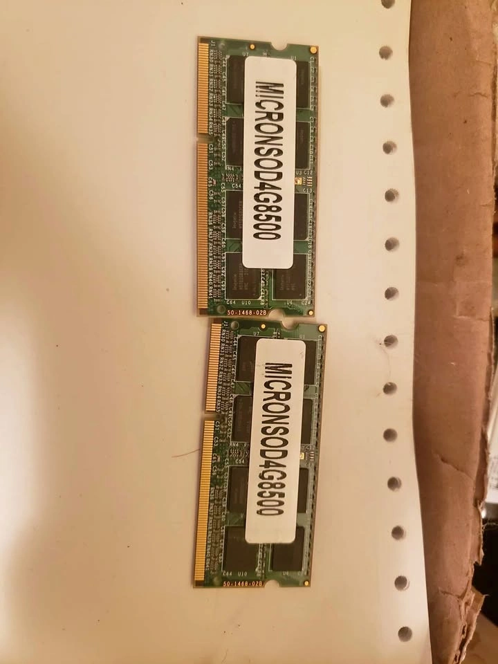 2x4Gb MICRON PC3 8500 MAC RAM