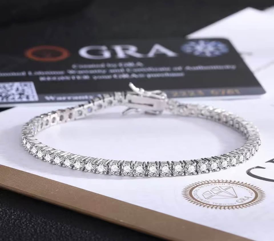 Moissanite GRA Certified Chains & Bracelets - photo 3