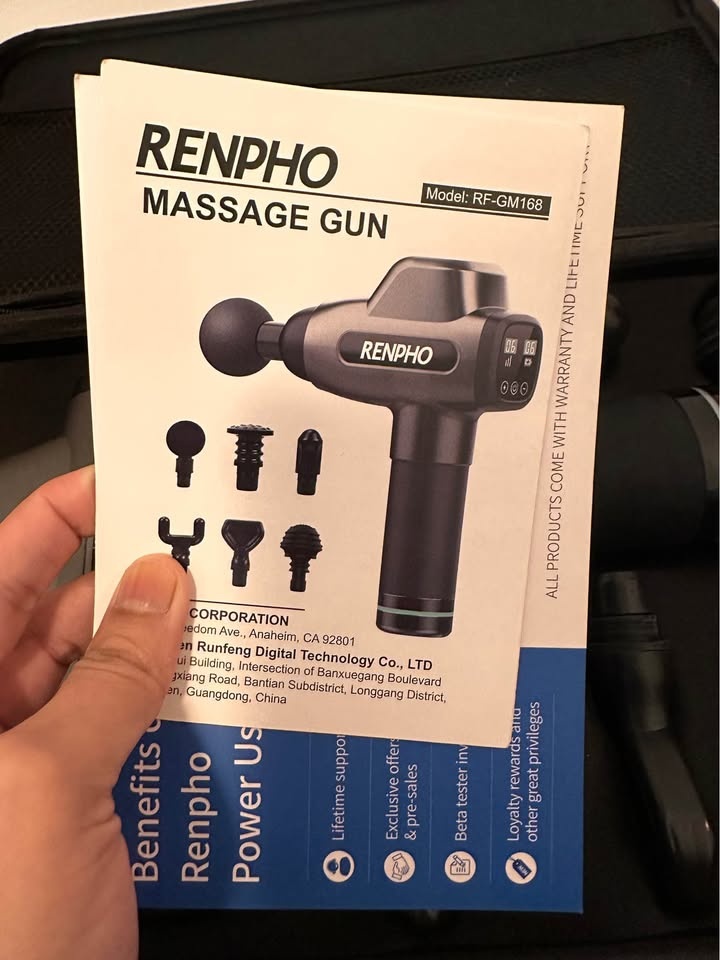 RENPHO Massage Gun (Model RF-GM168) - photo 5