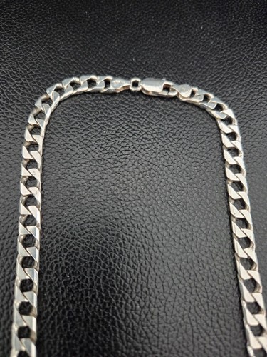 Sterling Silver Sleek Mariner Necklace 20" Made In Italy - photo 2