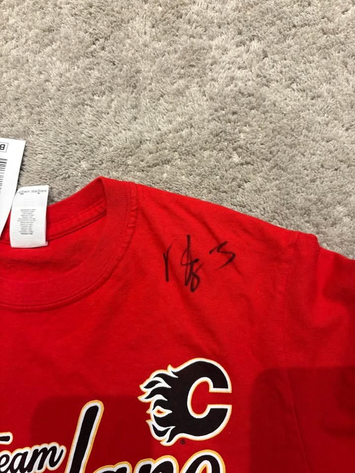 Team Giordano 5 Flames T-Shirt Signed Small - photo 3