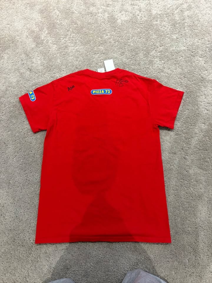 Team Giordano 5 Flames T-Shirt Signed Small - photo 4
