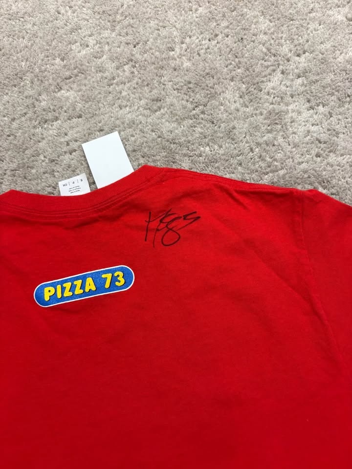 Team Giordano 5 Flames T-Shirt Signed Small - photo 5