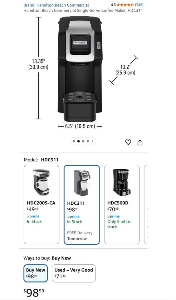 Hamilton Beach Flex Brew Coffee Machine - photo 2