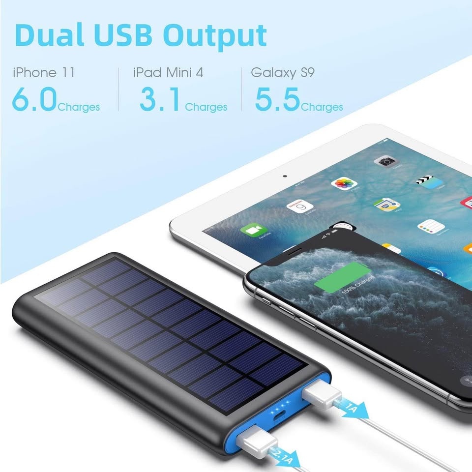 26800mAh Portable Solar Charger Power Bank - photo 3