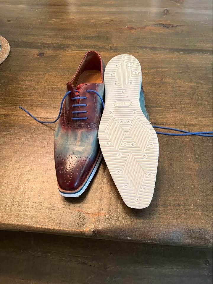 New Men's Handmade Paul Parkman Shoes Size 41 - photo 3