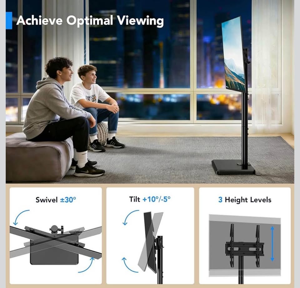(New) Floor TV Stand with Mount for 26”-55” - photo 2