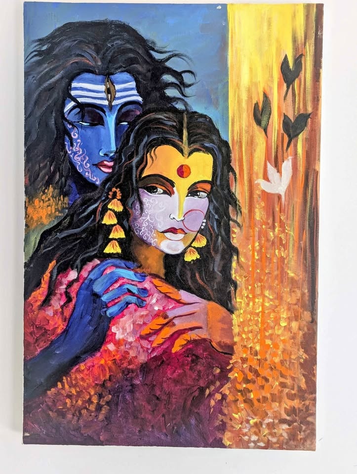 Hand painted painting