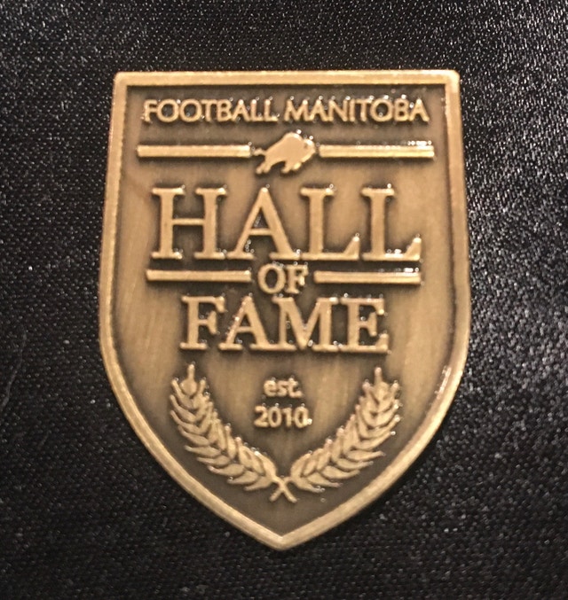 Rare Manitoba Football Hall of Fame Lapel Pin