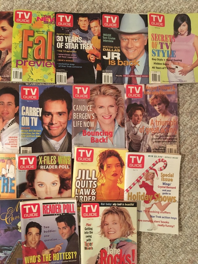 Vintage TV Guide Collection (crosswords not done)! - photo 3