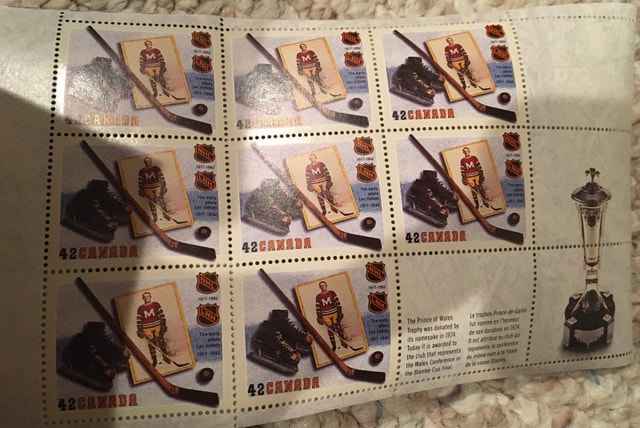Vintage Commemorative Sports Stamps - NHL, CFL, MLB - photo 3