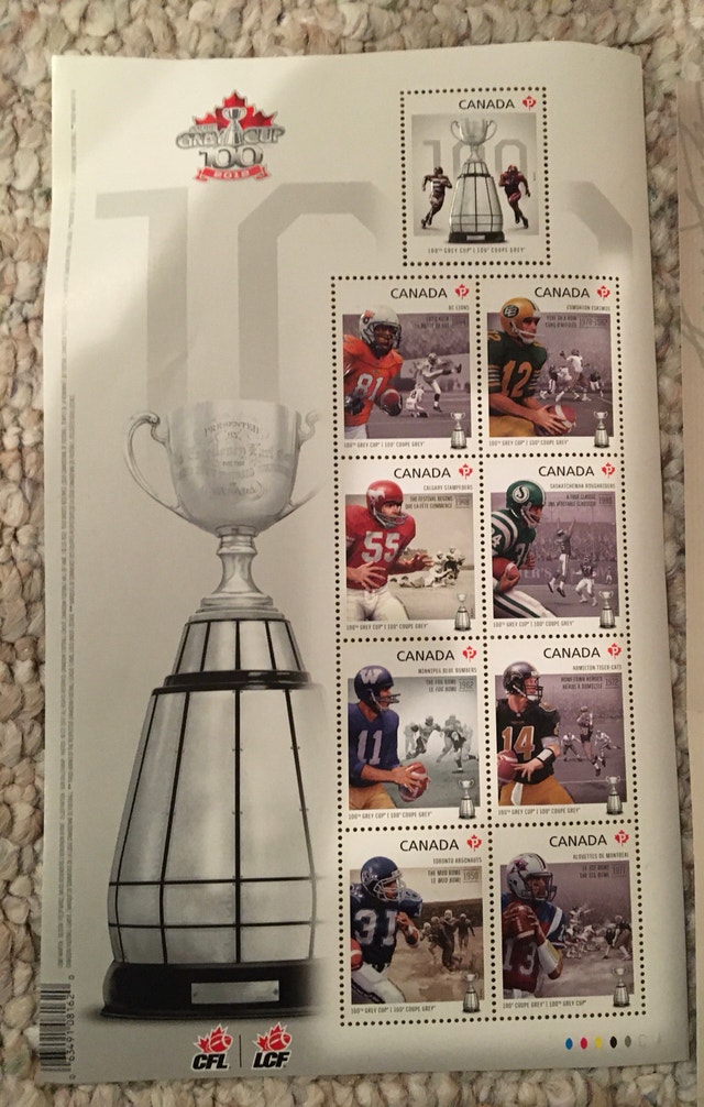 Vintage Commemorative Sports Stamps - NHL, CFL, MLB - photo 4