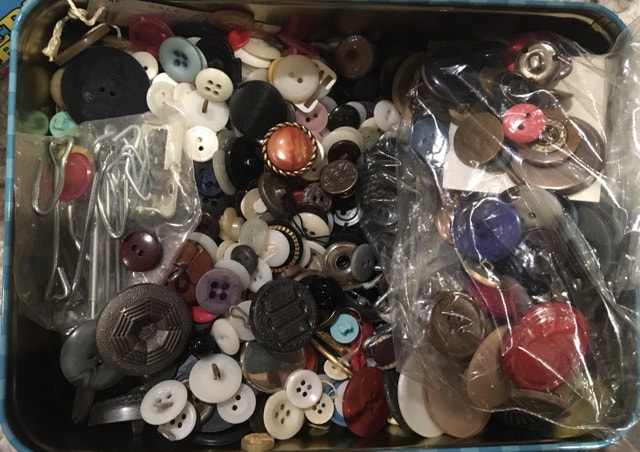 Large Button Lot - Vintage and Modern