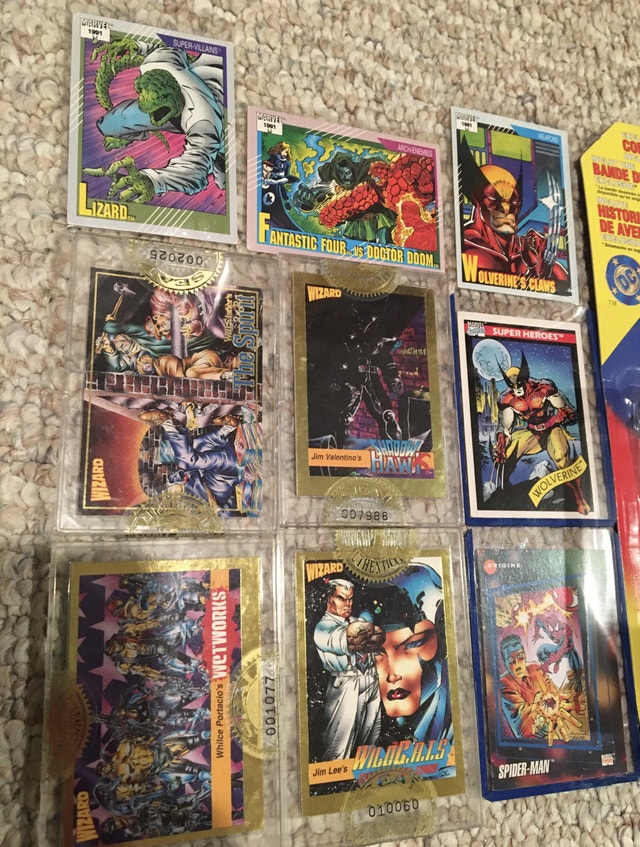 Sealed Vintage Cyberlink Superman & Batman Comic Cards - photo 3