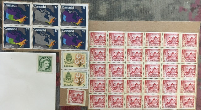 Vintage Canada Postage Stamps