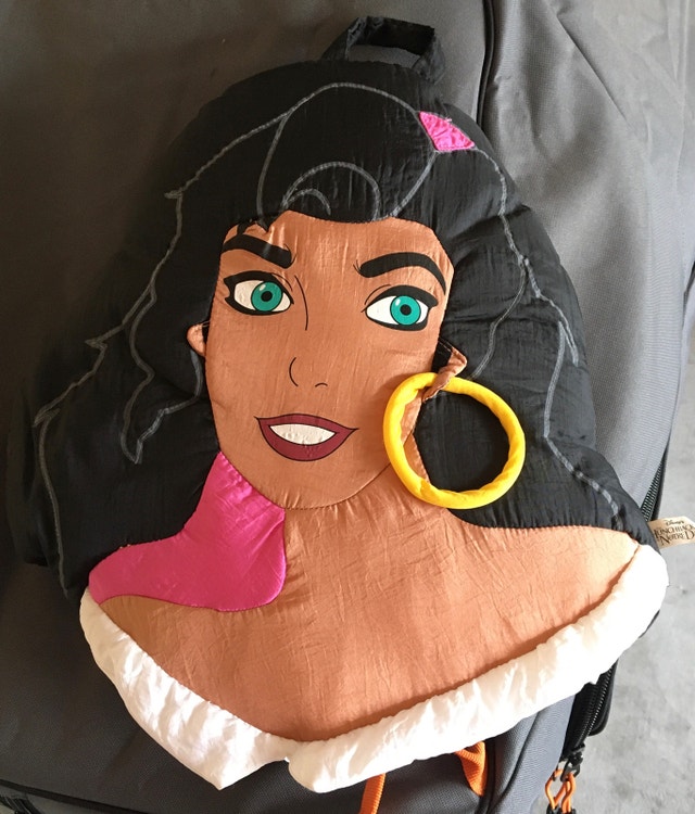 Vintage Disney Hunchback of Notre Dame Puffalump Pillow