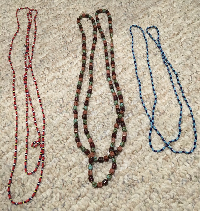Vintage Long Beaded Necklaces