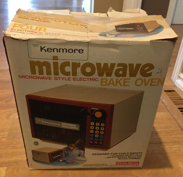 Vintage Coleco Kenmore Kids Microwave - still works!