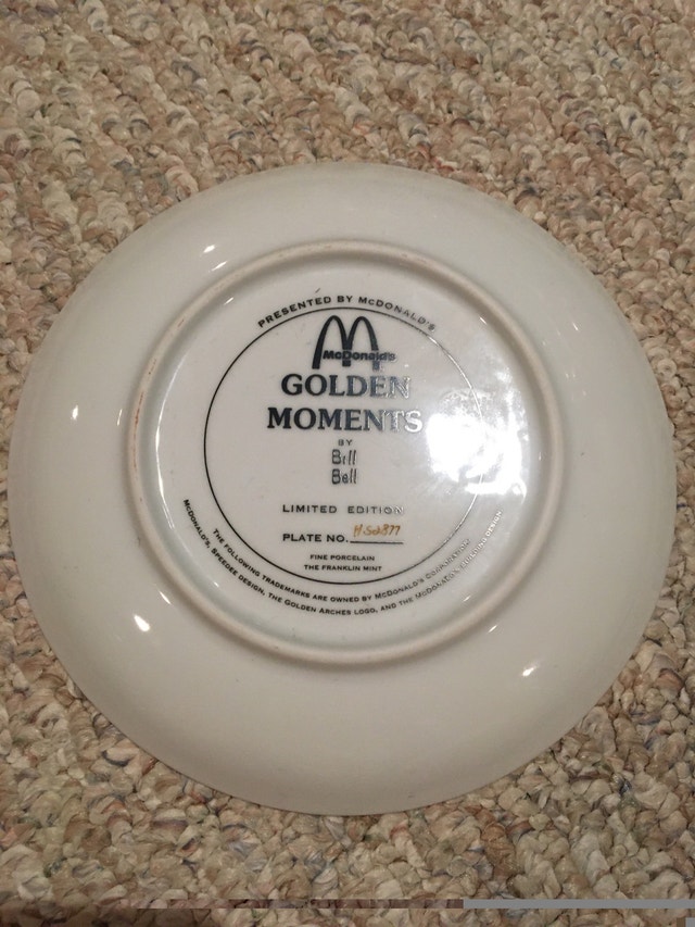 McDonald’s Collectible Plate - Golden Moments - photo 2