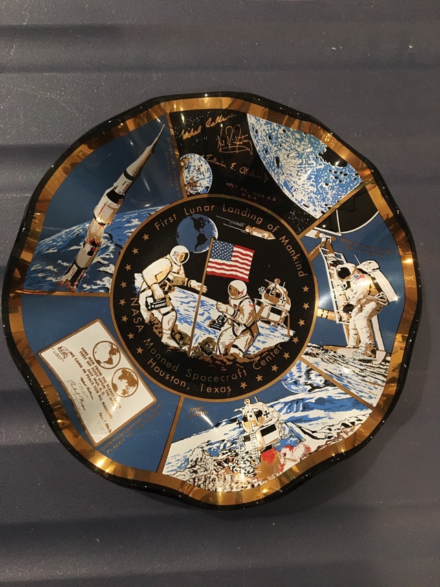 Commemorative Lunar Landing Dish - 1969
