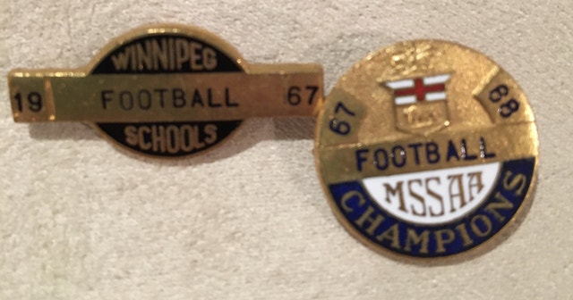 Rare Vintage Manitoba Football Pins