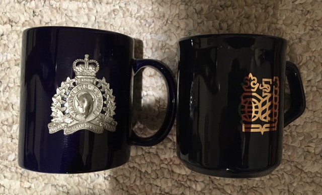 Collectible Mugs - RCMP and RBC