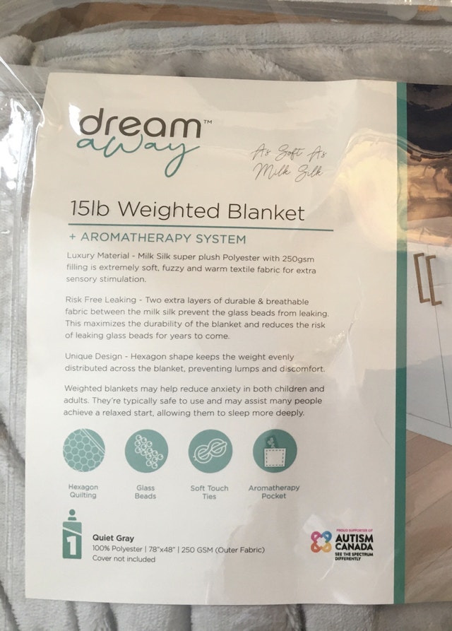Dream Away Weighted Blanket & Cover - Brand New! - photo 3