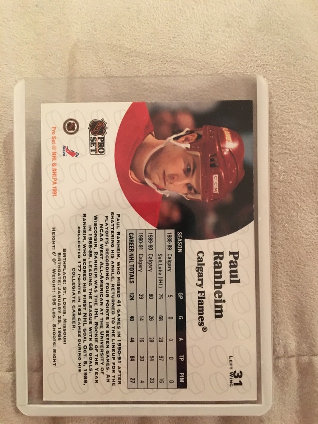 Rare Misprinted Hockey Card - photo 2