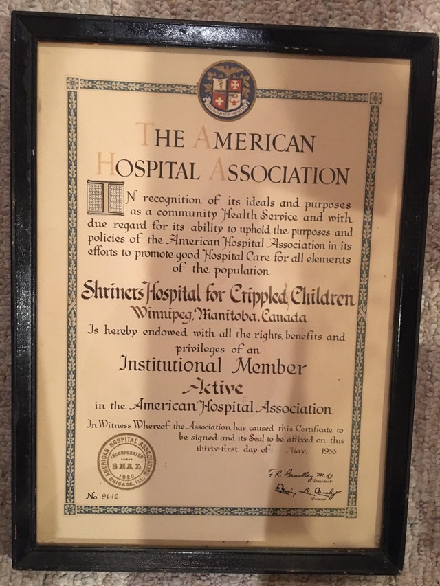 Very Rare - Shriner’s Hospital Endowment