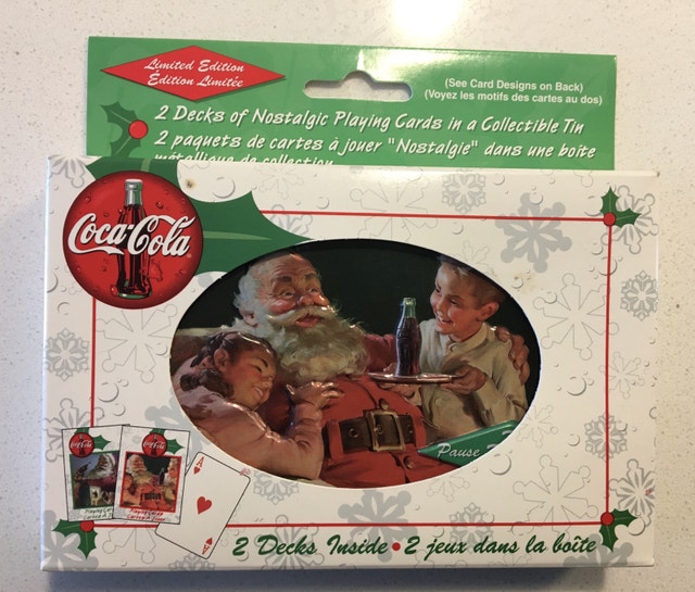 Limited Edition Christmas Coca-Cola Playing Cards