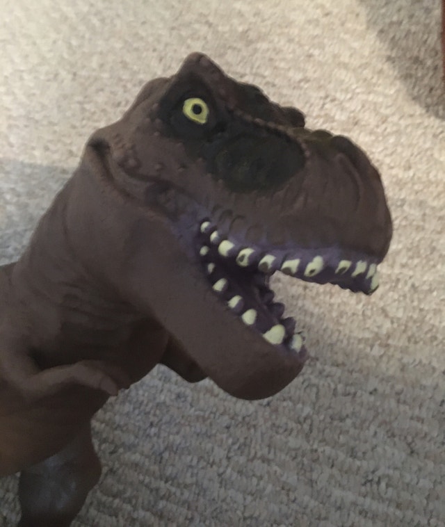 T-Rex Rubber Dinosaur Toy - 18 inches tall