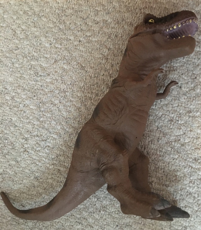 T-Rex Rubber Dinosaur Toy - 18 inches tall - photo 2