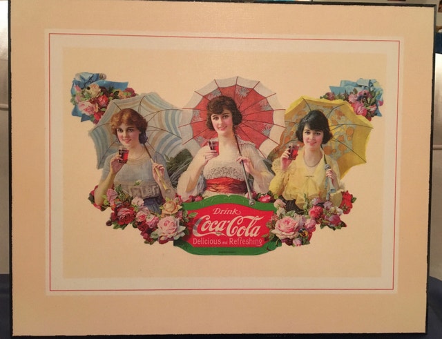 Vintage Style Coca-Cola Wooden Plaque - 16x20