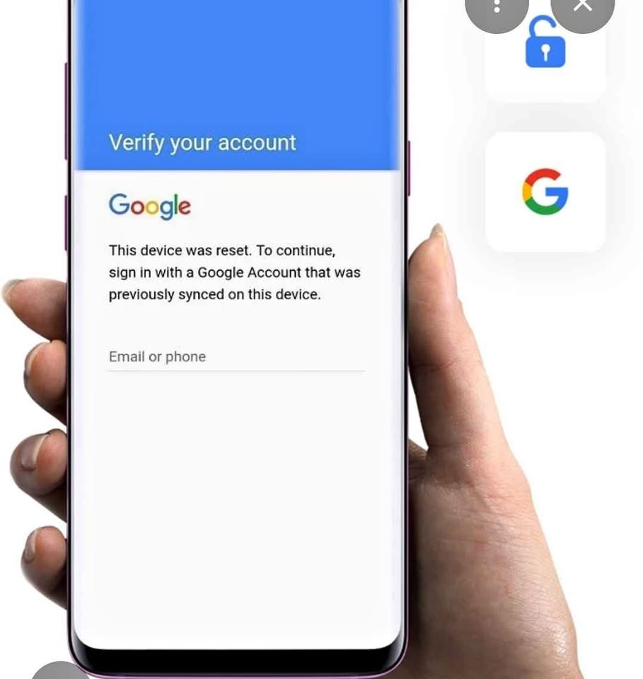 Google FRP Bypass | Forgot password? Get unlocked.